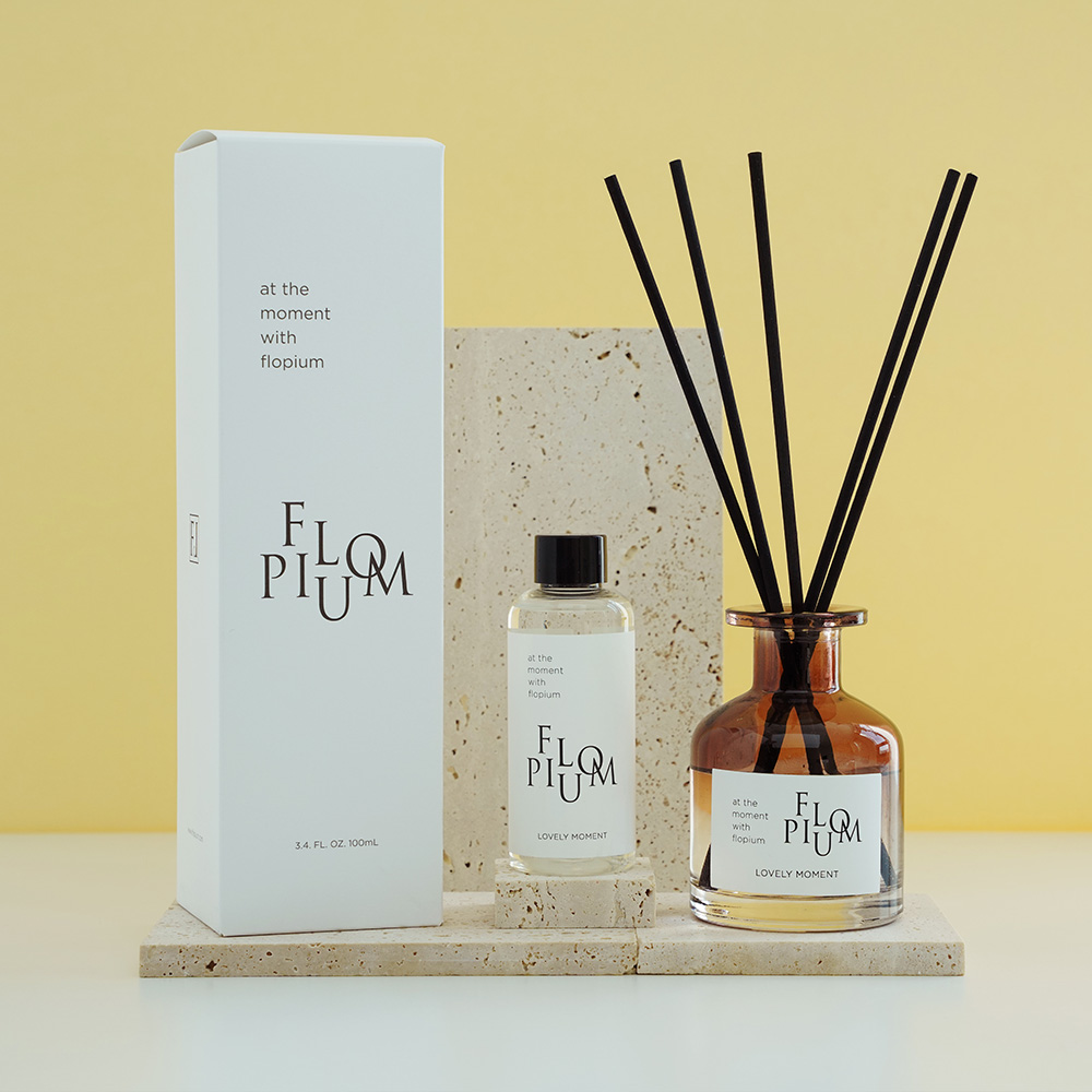 플로피움 디퓨저 실내방향제 화장실 거실 욕실 사무실 호텔 인테리어 선물 100ml 러블리모먼트 이미지 4