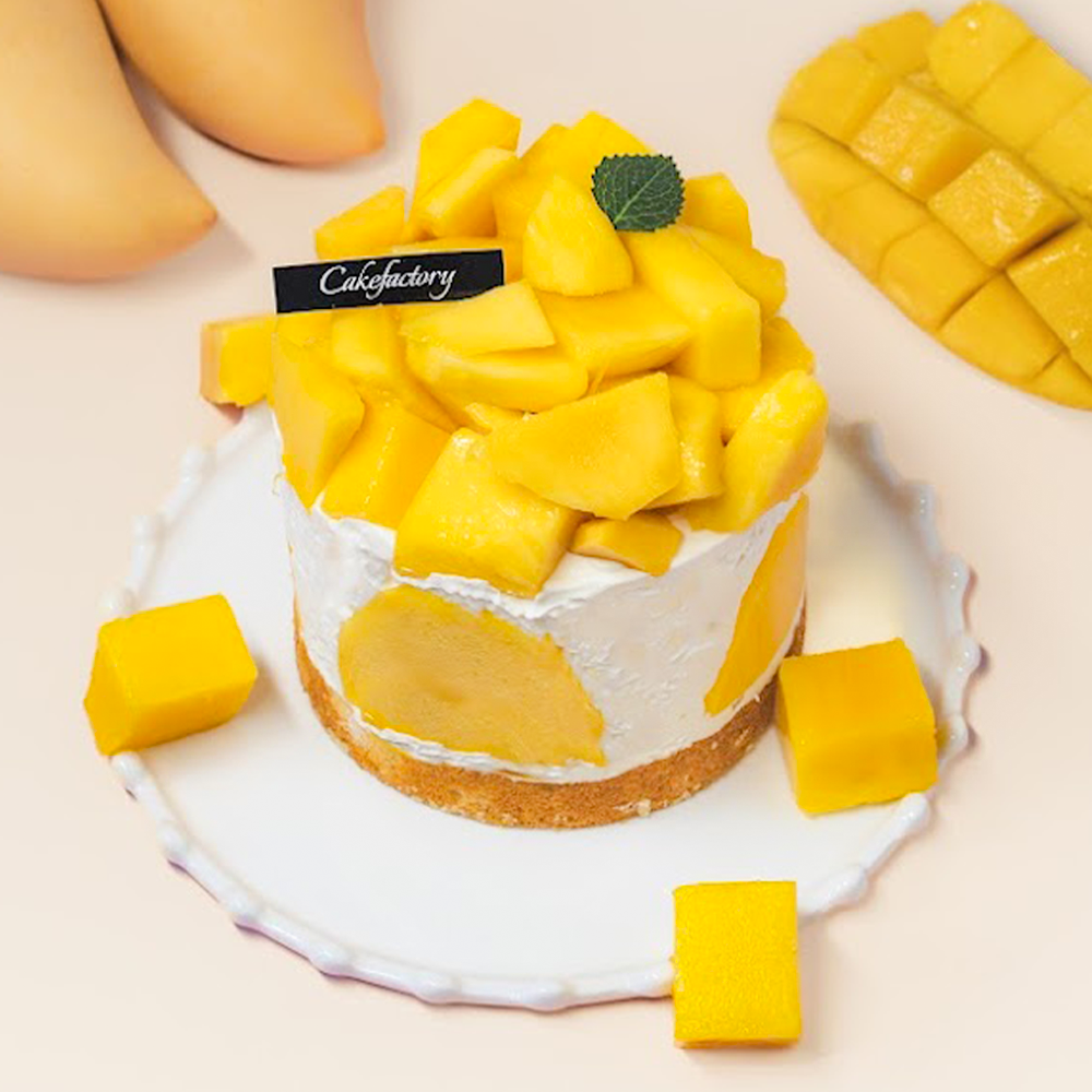 생 망고 시루 미니 수제 케이크 호텔 디저트 기념일 생과일 생일 케익 전국 택배 배달