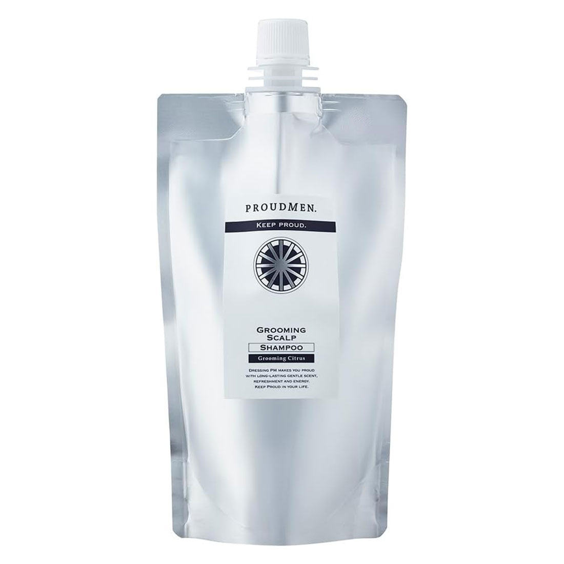프라우드맨 쿨 샴푸 두피샴푸 쿨&amp;리프레싱 리필 350ml 그루밍 시트러스 향 남성용