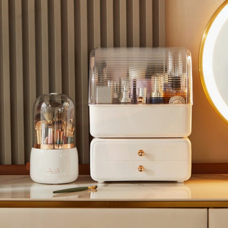 화장품 정리함 메이크업 보관함 향수 브러쉬 네일 소품