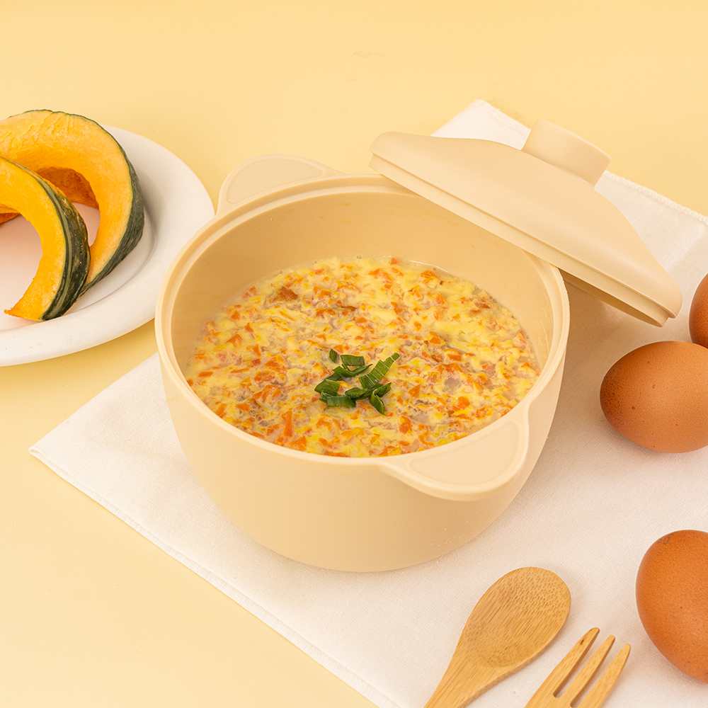 시샘 실리콘 계란찜기 찜냄비 전자레인지 용기 이유식 야채찜기 800ml