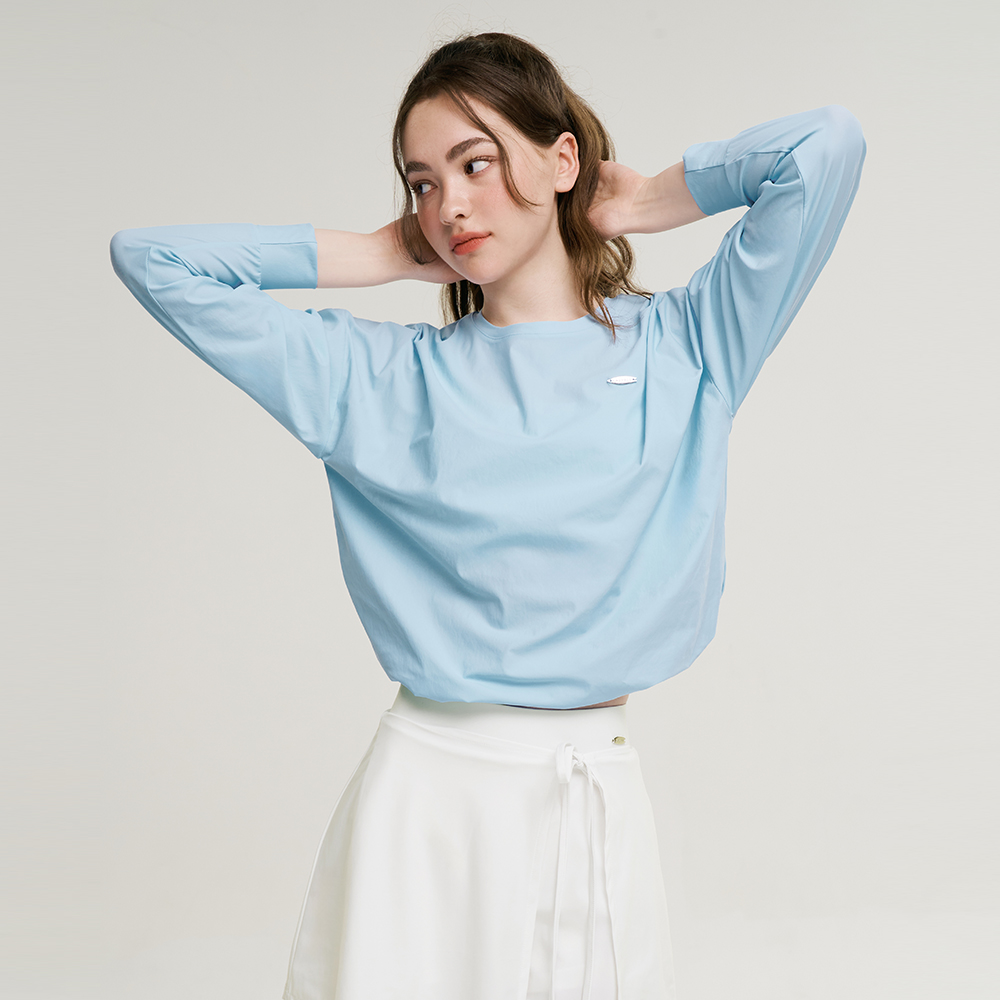 여성 래쉬가드 크롭 집업 체형커버 수영복 비치웨어 빅사이즈 쿨터치 에어라이트 긴팔