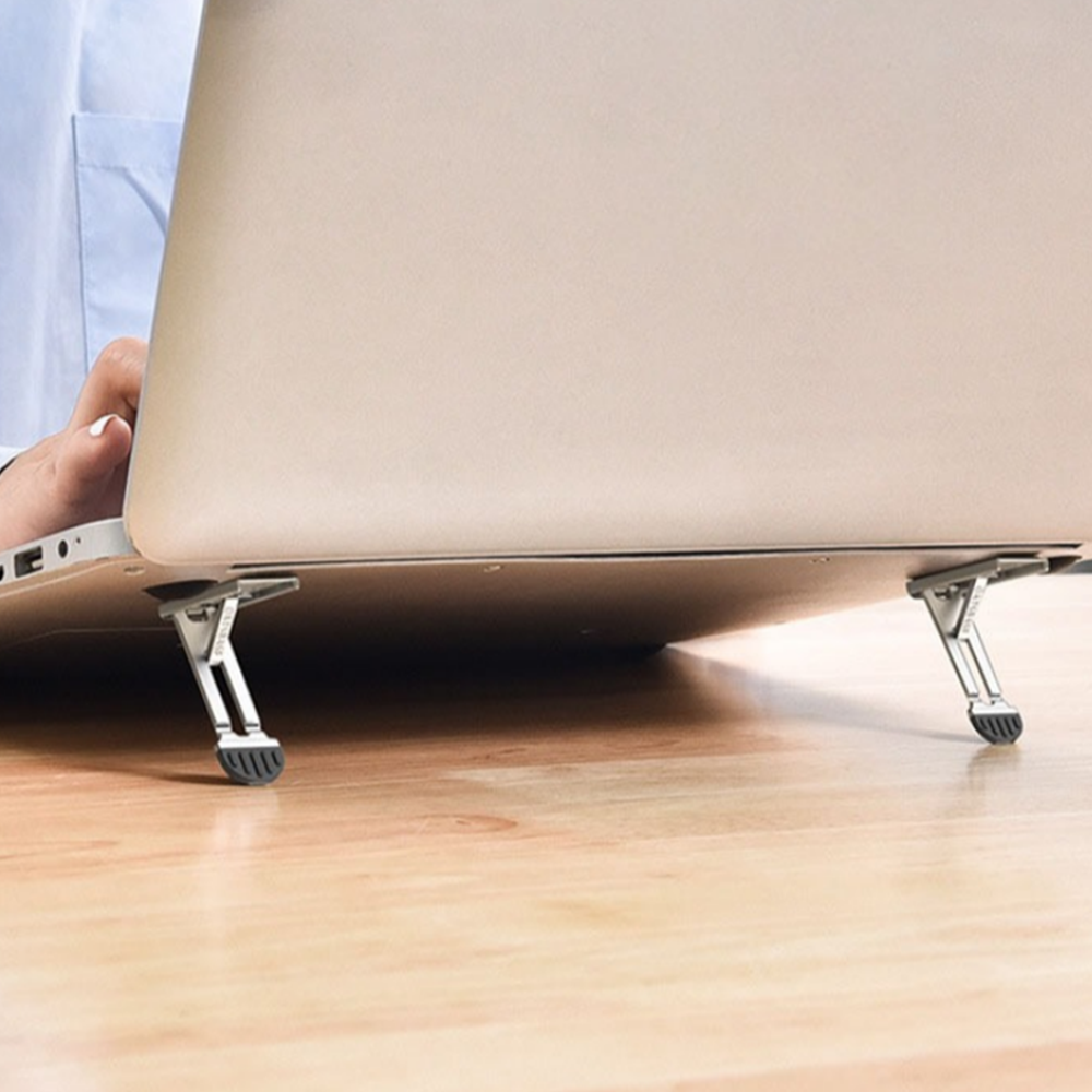 붙이는노트북다리 부착식랩탑받침 접이식 논슬립 열방지