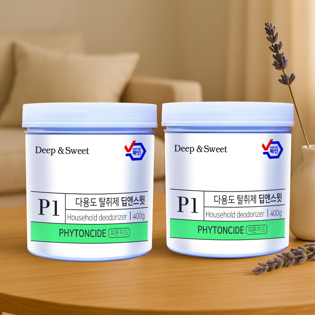 방 실내 화장실 탈취제 홀애비 담배 냄새제거 고체 라벤더 400g, 1개 이미지 6