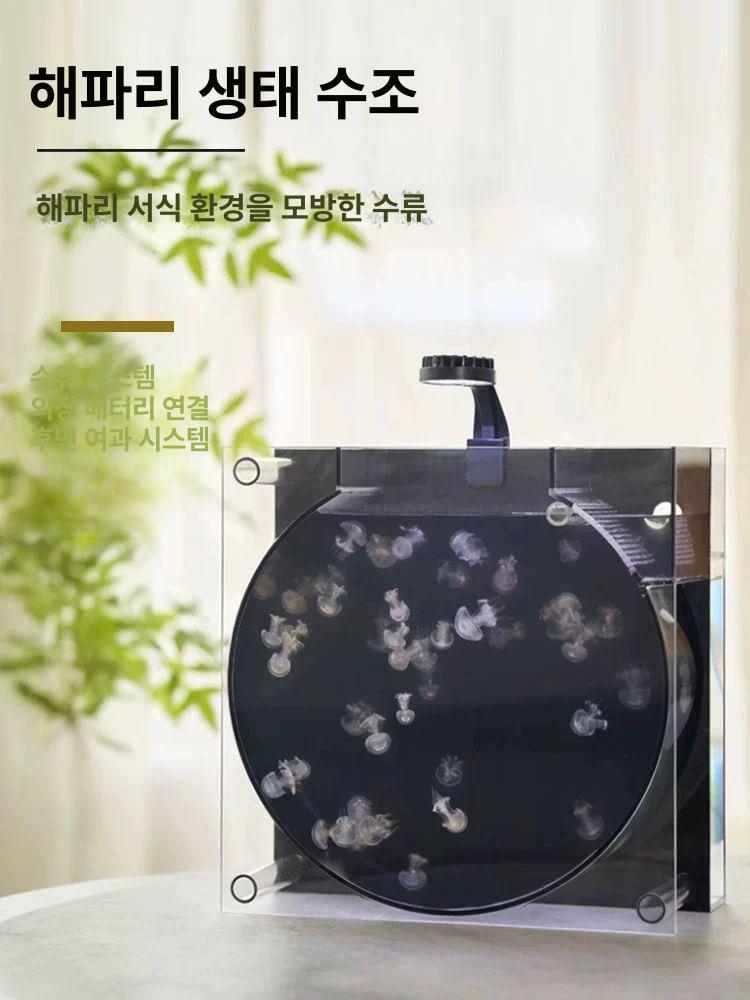 애완해파리 어항 자동순환 키우기 수조 인테리어 수족관 4L 수조 - 상세 이미지 4