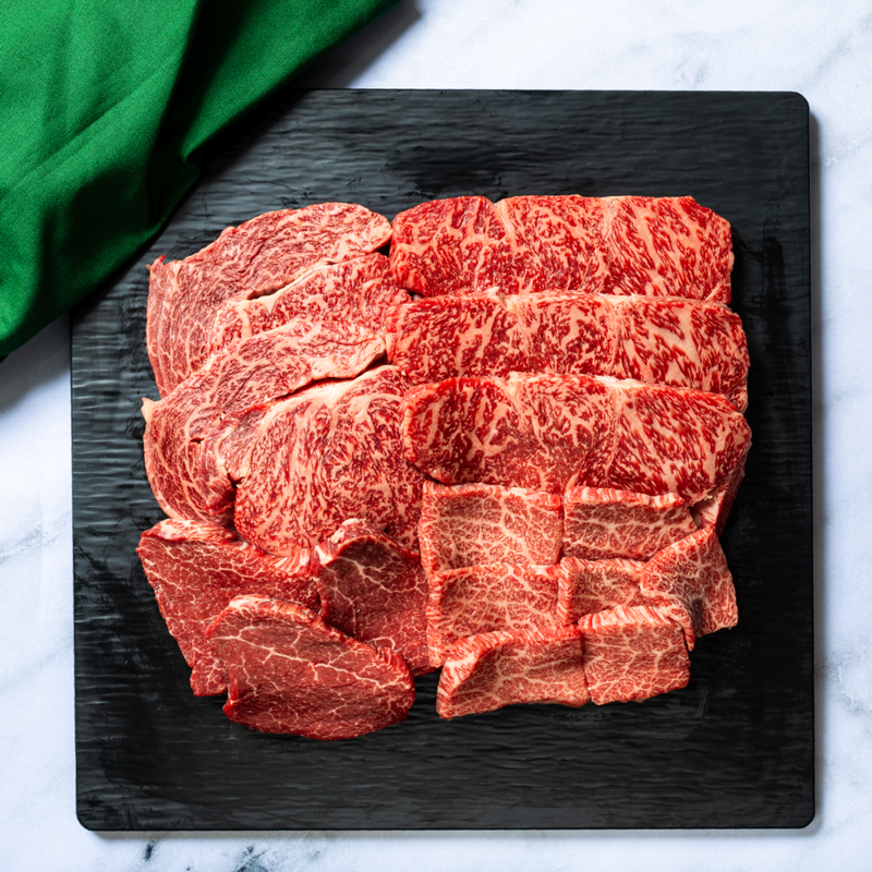 프리미엄 투플러스 나인 숙성한우 선물세트 (0.8kg/1kg) 채끝 등심 안심 살치 차돌 - 메인 이미지