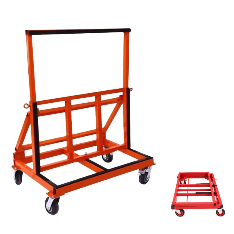 유리운반대 접이식 유리대차 샷시 판넬 운반 구르마 800kg 일반형 6인치 바퀴