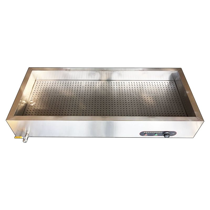 업소용 전기 찜기 방앗간 스테인레스 찜통 스팀 고구마 57x37x15cm 내부 깊이 4cm - 상품 이미지