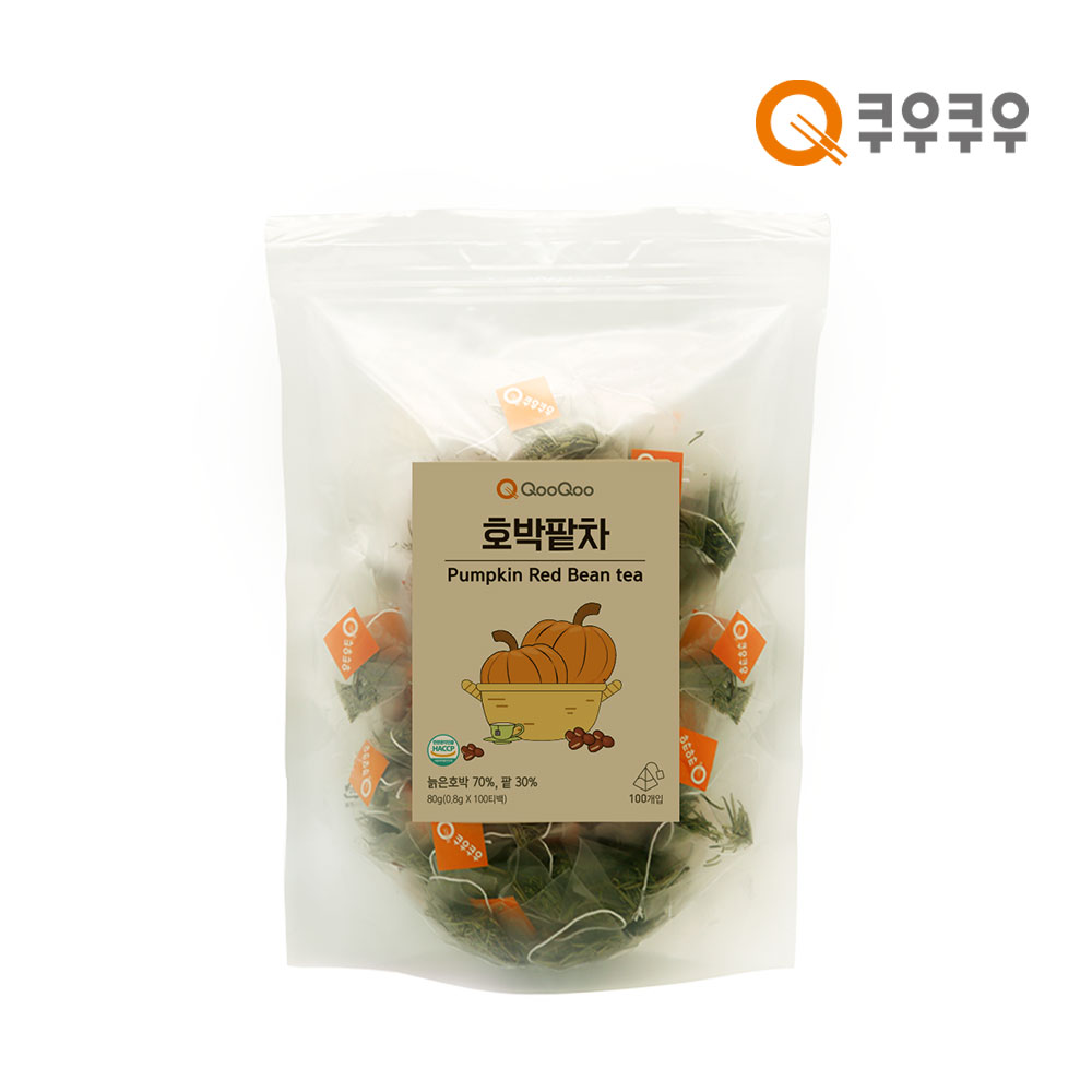 쿠우쿠우 달콤한 위로 호박팥차 100티백 - 상품 이미지