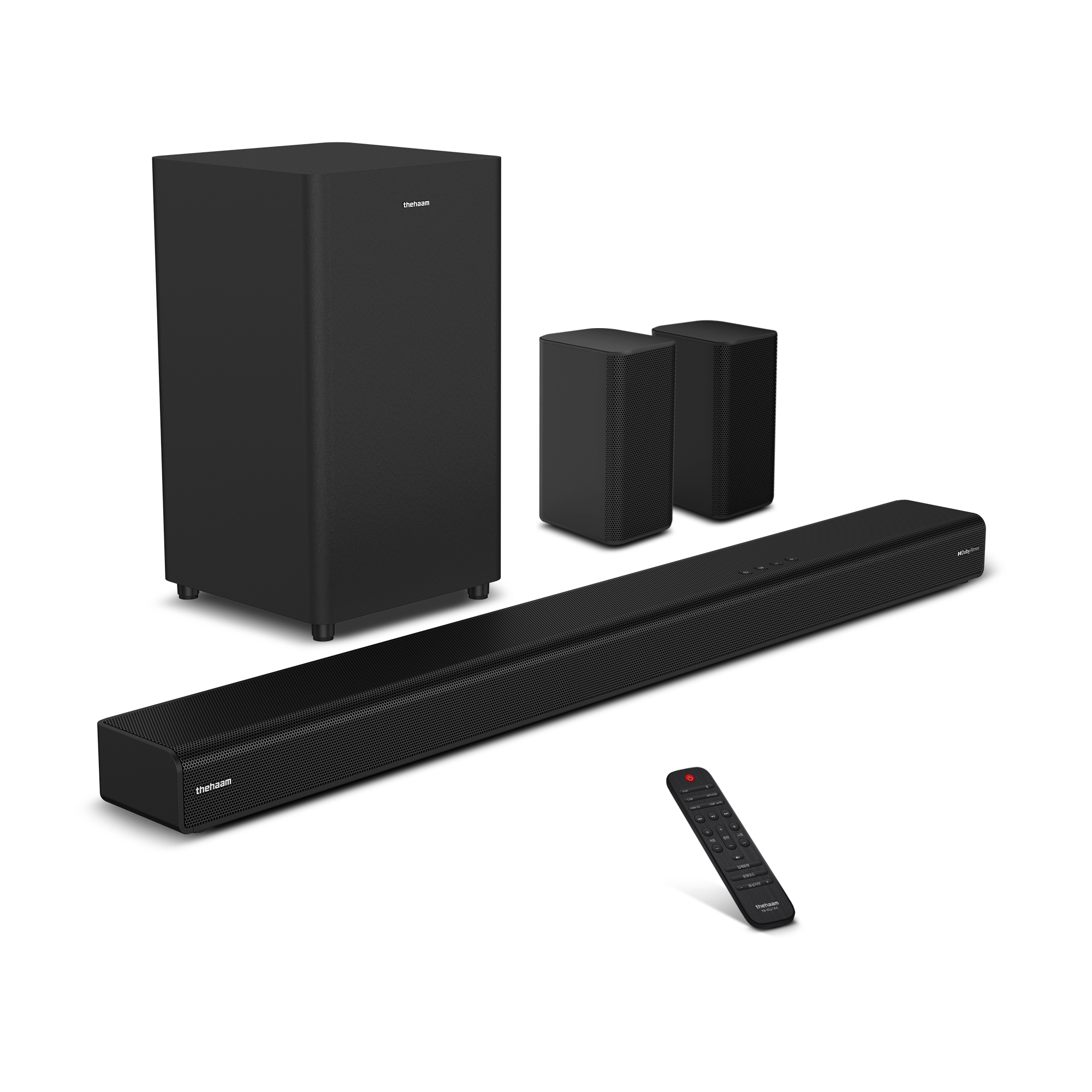 더함 360W 사운드바 돌비애트모스 홈시어터 TV 블루투스 스피커 5.1.2채널 - 상세 이미지 3