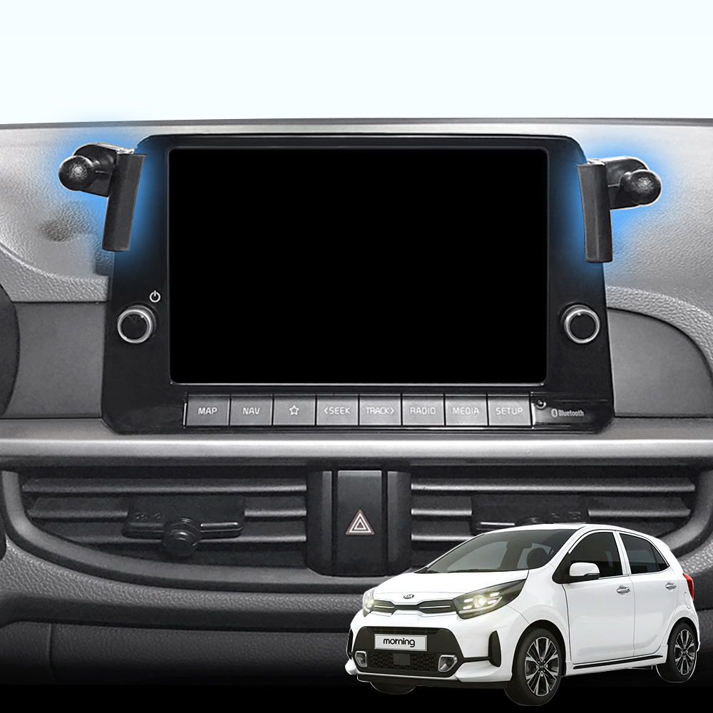 픽스 모닝 3세대 JA(20년식 이후) 차량용 핸드폰 거치대 마운트 단일 제품 이미지