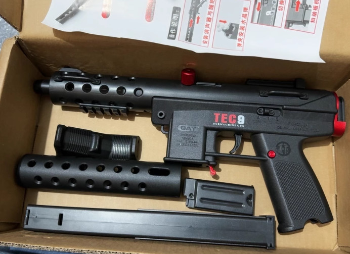 TEC-9 KG9 택티컬 버전 블로우백 수정탄 전동건 전동권총 기관권총 기관단총 SMG - 상세 이미지 4