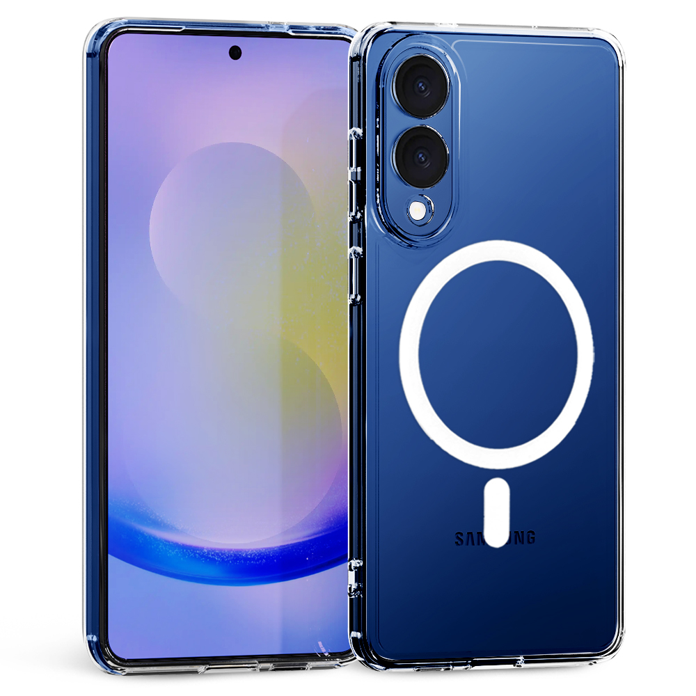 맥앤블랙 2배자력 맥세이프 케이스 핸드폰 범퍼 자석 투명, 갤럭시S25 엣지