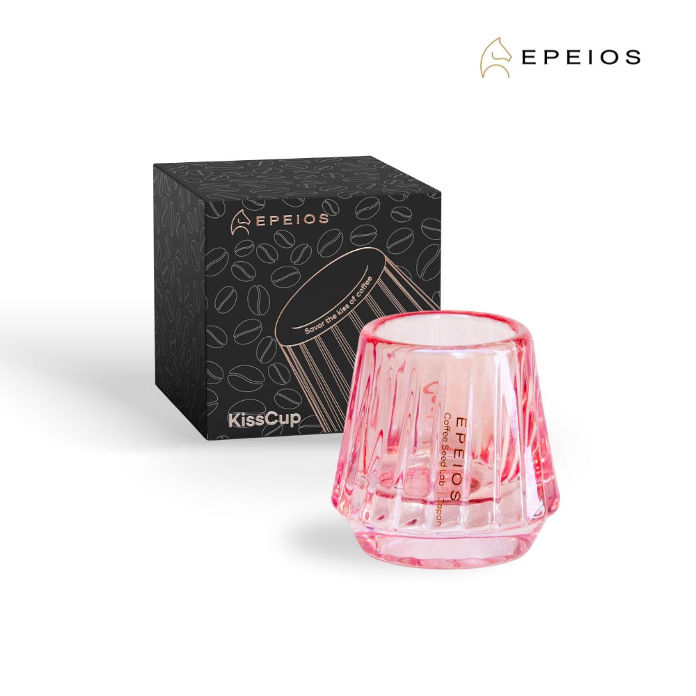 EPEIOS 에페이오스 테이스팅잔 키스컵 에스프레소 샷잔 + 기프트박스 블러쉬핑크 - 상품 이미지