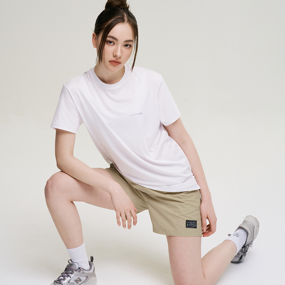 여성 남자 컴포트 멀티 스포츠 반바지 러닝 수영복 운동복 등산 짐웨어 스트레치 쇼츠 베이지 - 상세 이미지 5