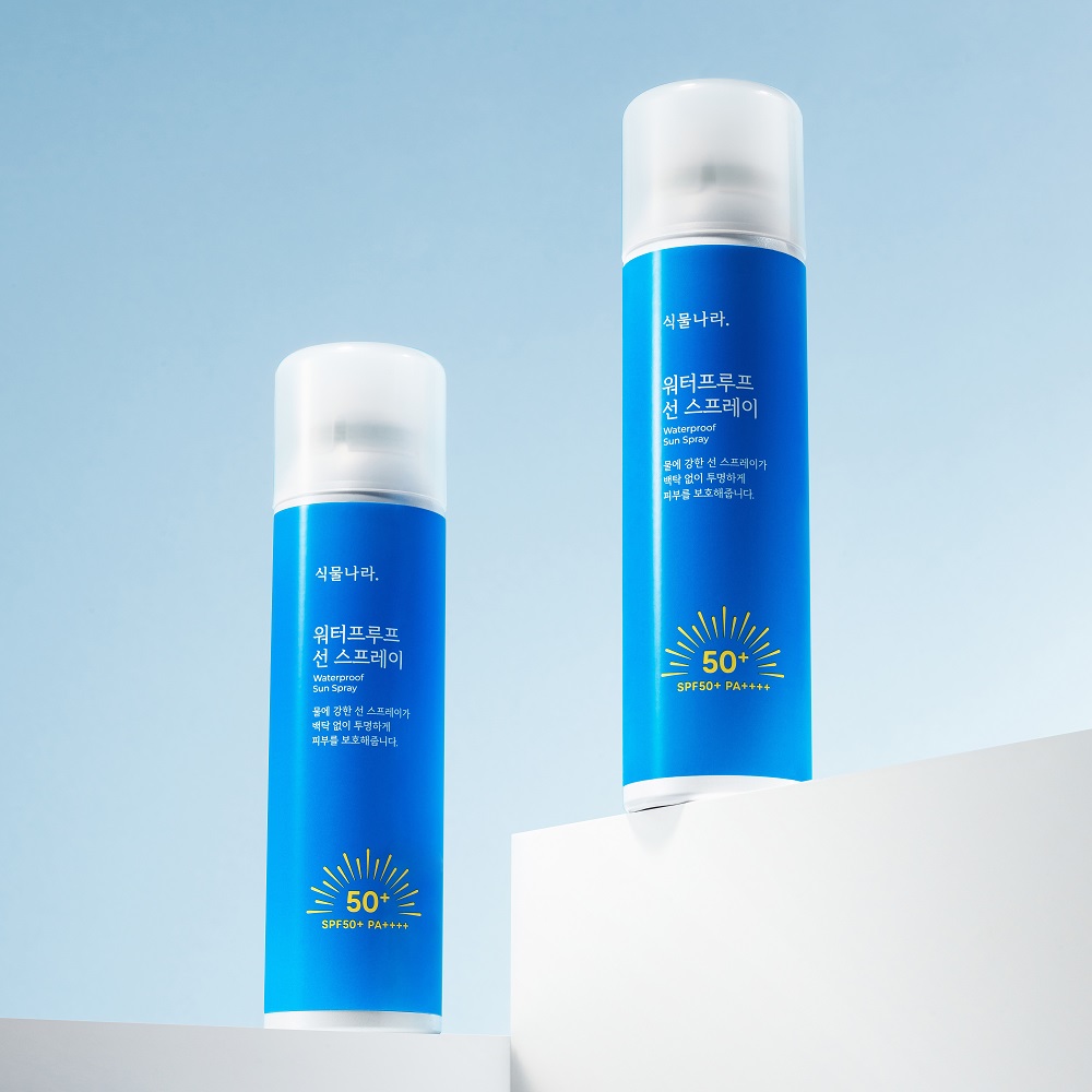 식물나라 워터프루프 선 스프레이 100mL x 2개, SPF50+ PA++++ - 상품 이미지