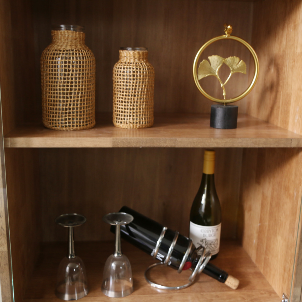 루600 고무나무 거실 피규어 양주 술 유리 진열장 인테리어 장식장