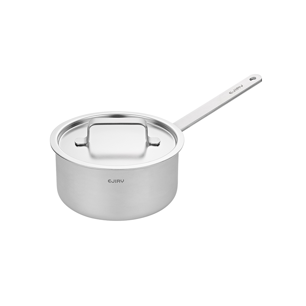 에지리 제노 무연마제 통5중 316스텐 국내산 이유식 편수냄비 16cm