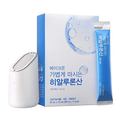 메이크온 스킨라이트테라피3S+가볍게마시는히알루론산20ml 15개 - 상품 이미지