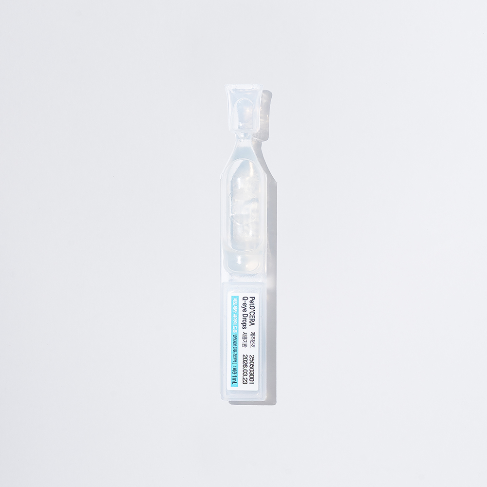 [고양이의 날] 페토세라 강아지 고양이 인공눈물 큐아이 드롭 눈물세정제 30ml, 1개 - 상세 이미지 3