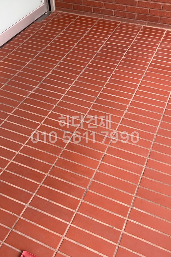 테라코타타일 점토타일 스무스 240x60x11T 레드 / 하다건재 시공사례