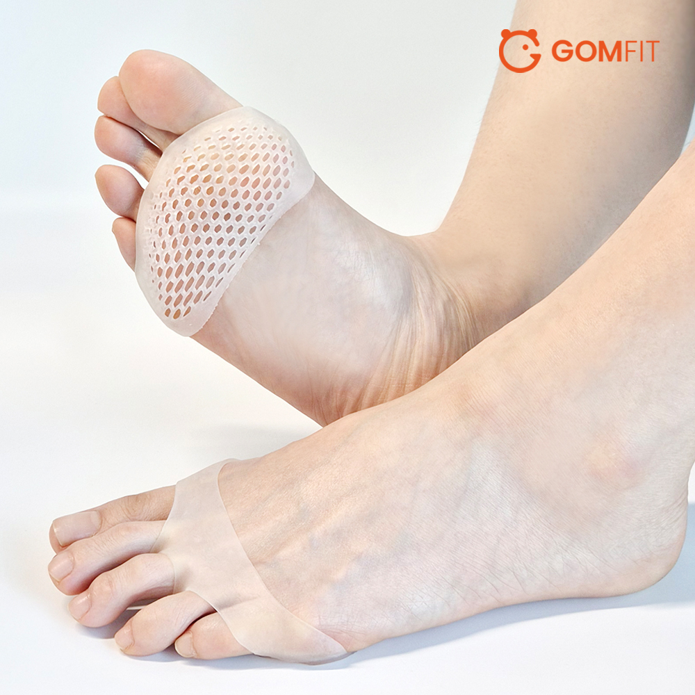 곰피트 발바닥 앞꿈치 보호 실리콘 쿠션 패드 중족골 남녀공용 - 상품 이미지
