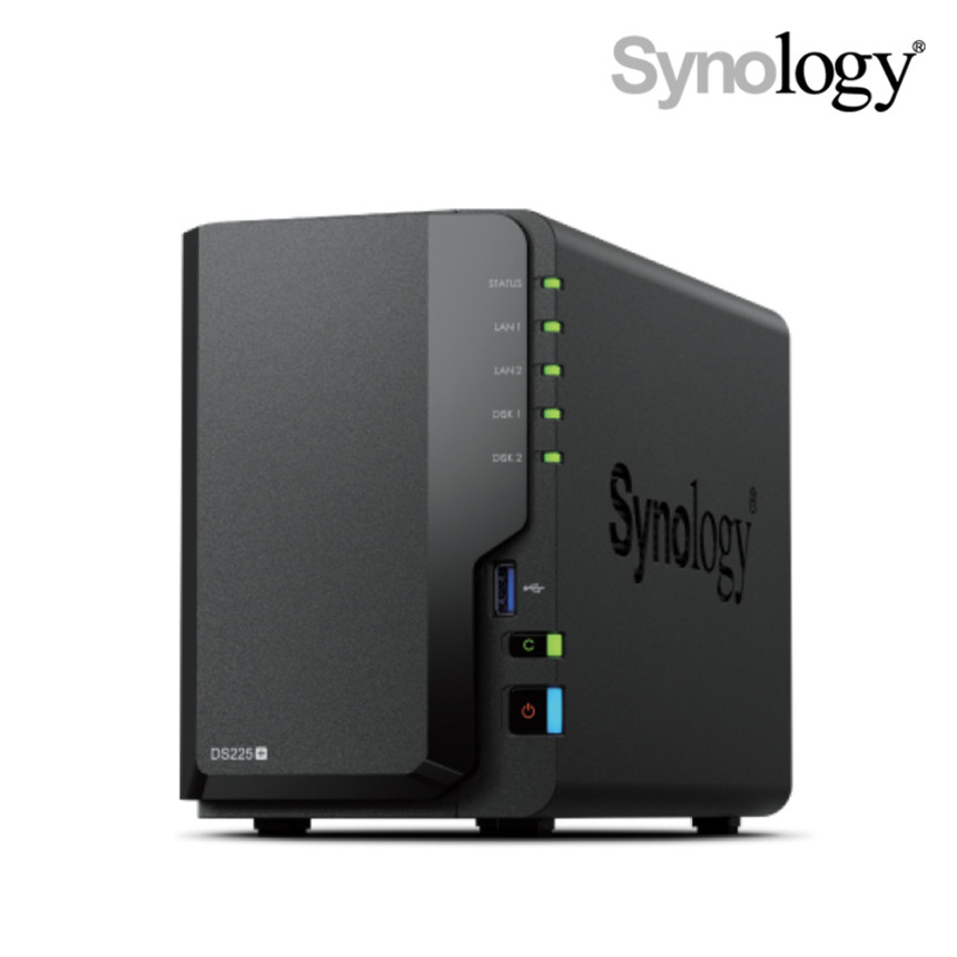시놀로지 나스 DS225+ NAS 2BAY [DSM 초기설정 원격지원 레이드설정서비스 사진 1