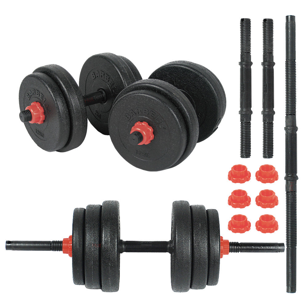 핫템 무게조절 덤벨 조립 아령 세트 15kg - 상품 이미지