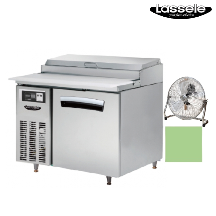 900 토핑냉장고 셀프바냉장고 4구 반찬테이블저장고 업소용