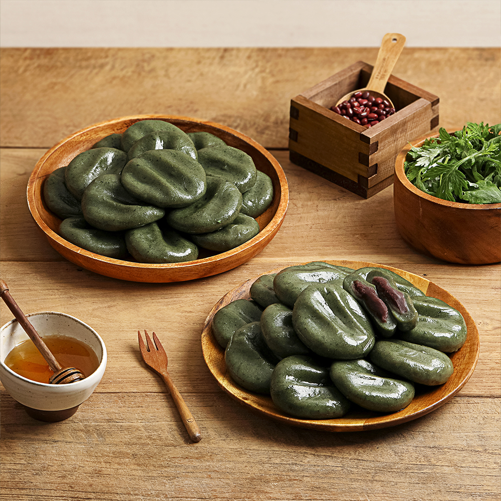[리타방앗간] 굳지않는 해풍쑥개떡/해풍앙금쑥개떡 1kg - 상세 이미지 4
