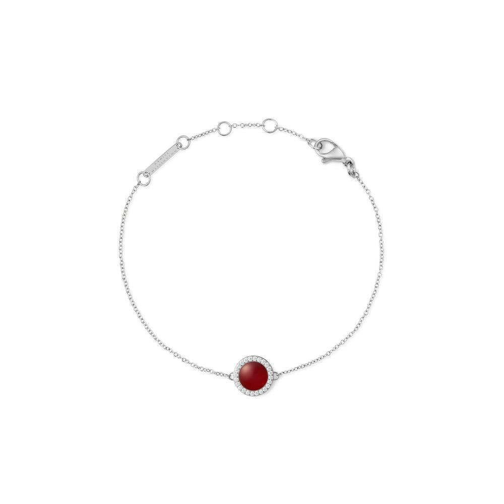 다니엘 웰링턴 AUDREY BRACELET RED AGATHE 행운 체인 패션 우정팔찌 - 상세 이미지 2