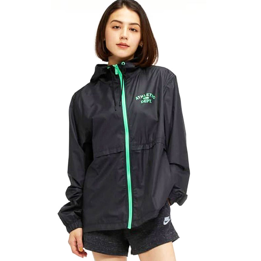 [시즌세일] 나이키 여성 바람막이 윈드러너 윈드브레이커 우븐 자켓 FJ5230 010(블랙), M - 상세 이미지 2