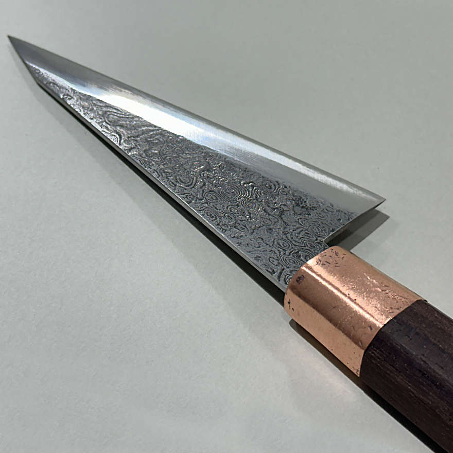 생선 장어 전용 최고급 다마스커스 VG10 전통 수제 단조 창칼 130mm premium