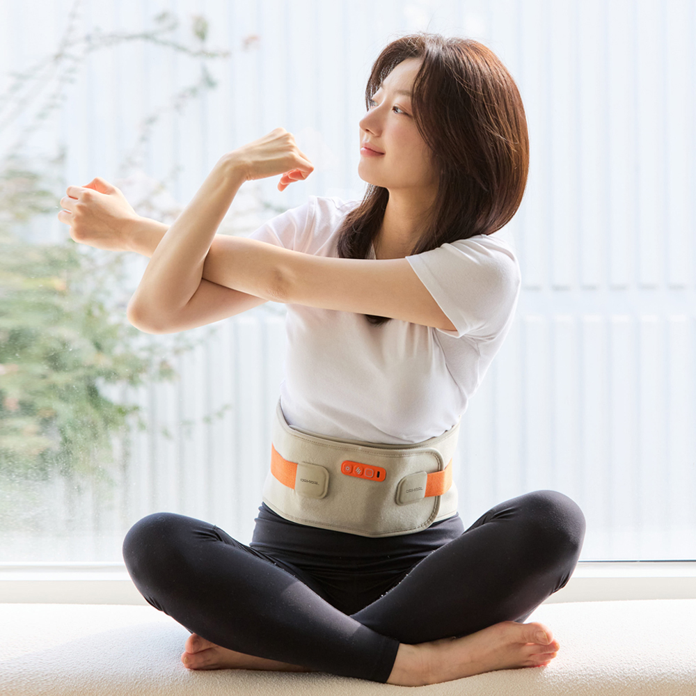 복부 온열기 찜질기 배 무선 온열기 오르힐 허리 생리통 충전식 핫 팩 패드 전기 발열 복대