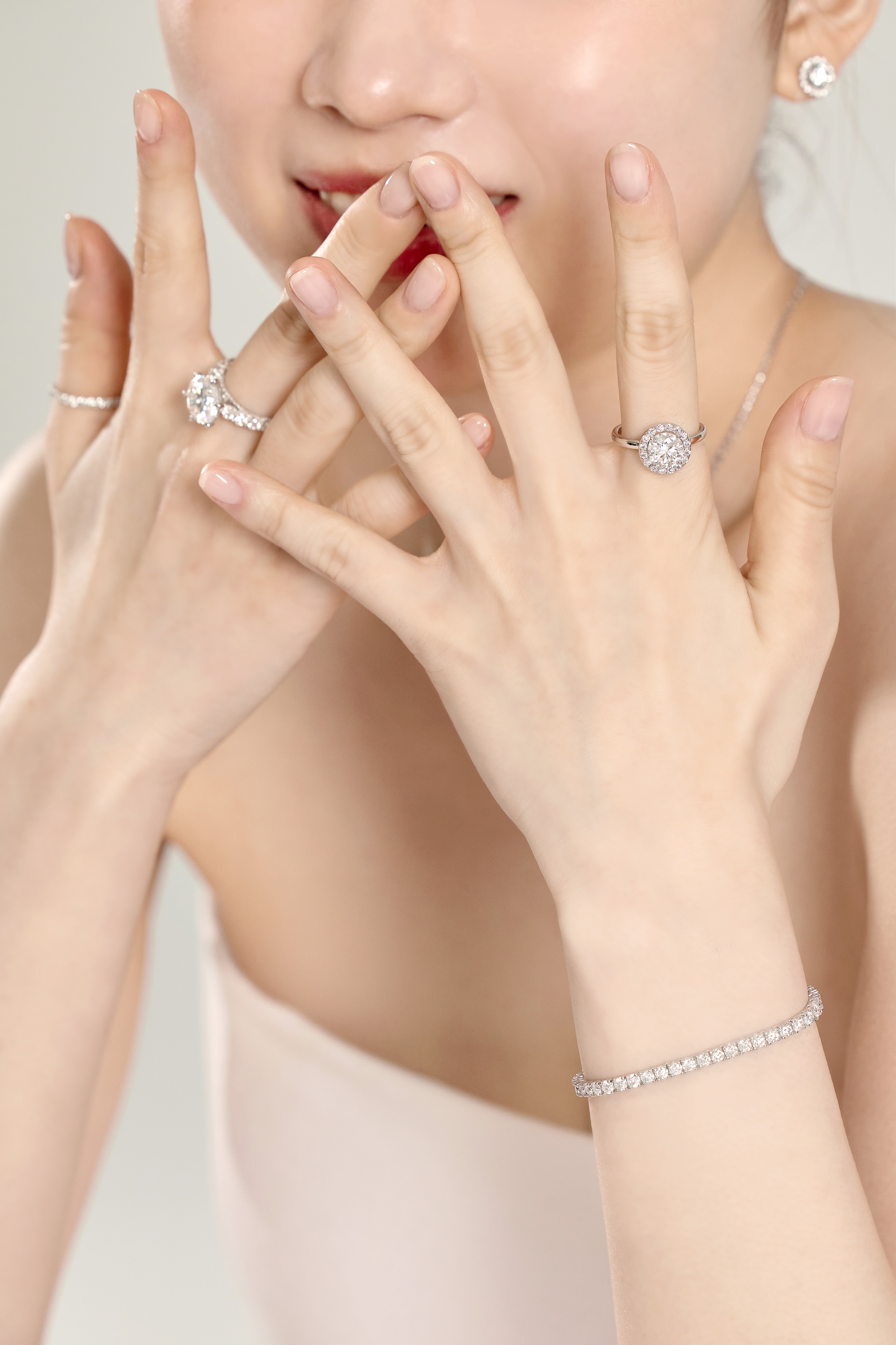랩다이아 테니스팔찌 1부 고퀄리티 랩다이아몬드 14k 18k - 상세 이미지 3