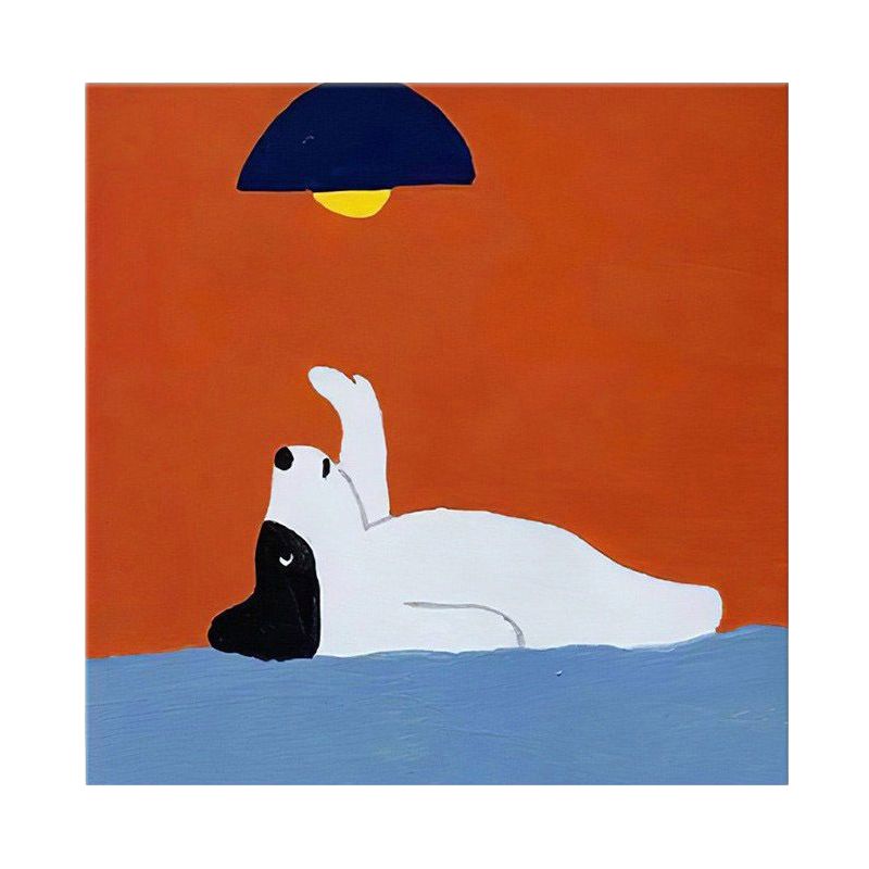 강아지 유화그림 DIY그리기 동물 팝아트 셀프페인팅 견생무상 A (액자포함) 20x20 - 상세 이미지 3