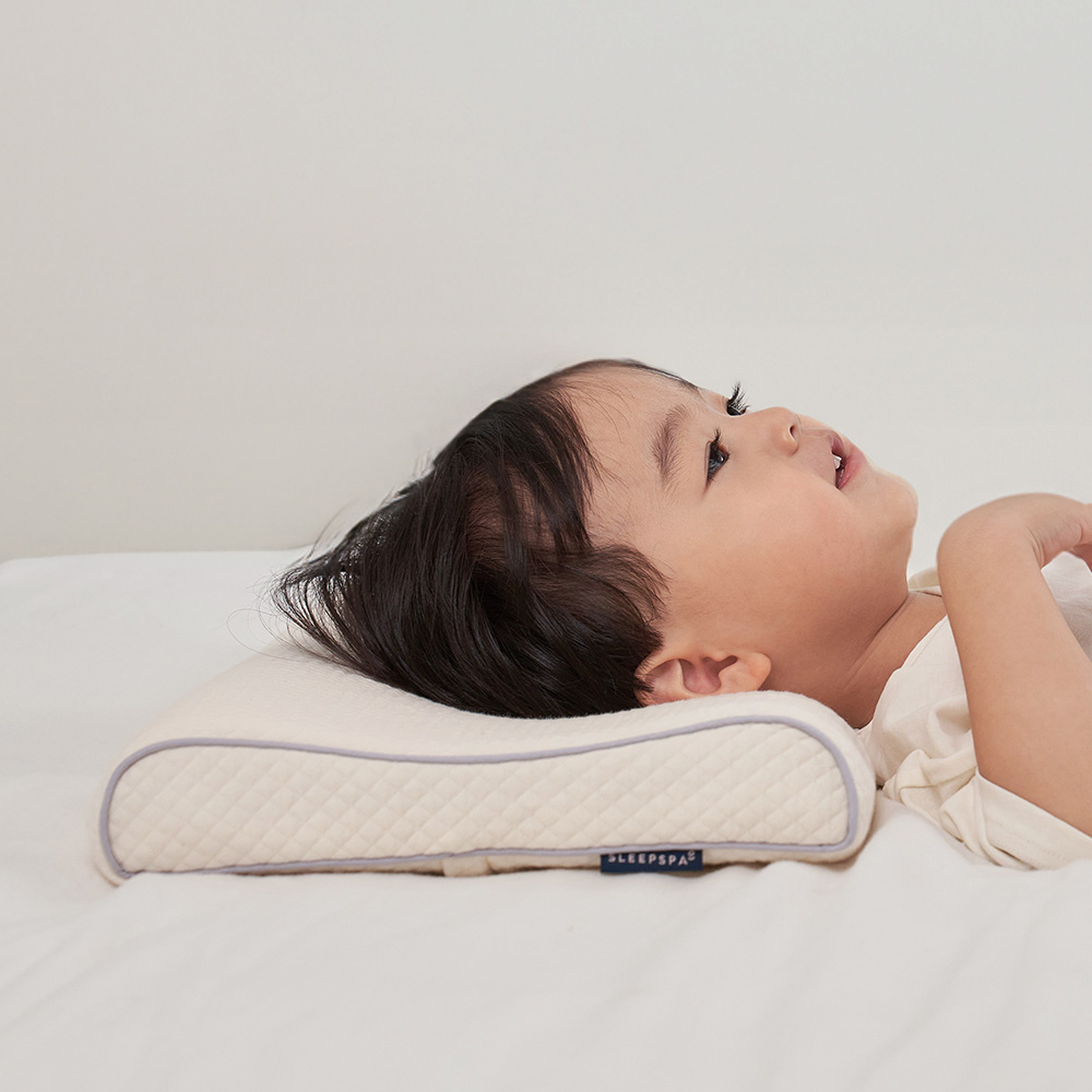 슬립스파 아기 두상 유아 어린이 키즈 신생아 돌 와이드베개