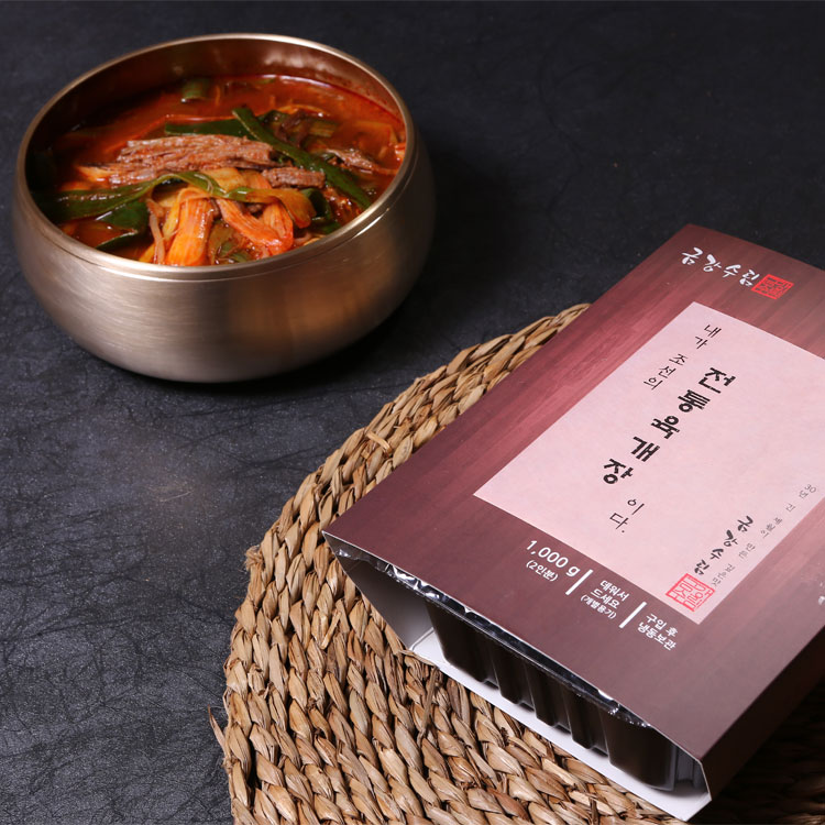 캠핑 글램핑 낚시 간편식 밀키트 맛집 전통육개장 1kg [2 - 3인분]