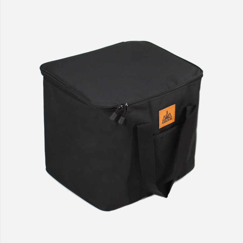 KOOLMAN 쿨맨 캠핑가방 다용도 수납 서큘레이터/제빙기 블랙 (브라운/그린/아이보리)