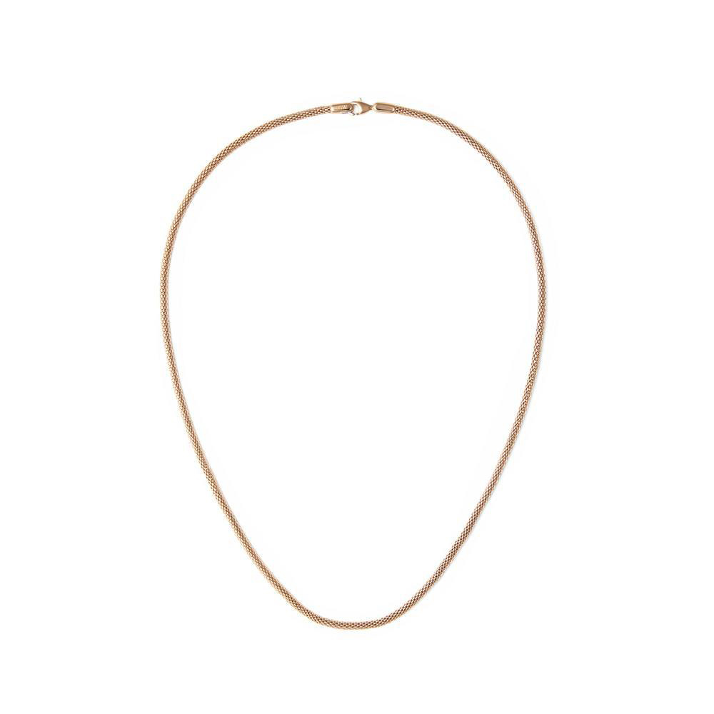다니엘 웰링턴 TIDE MESH NECKLACE 2.8 남성 민자 메시 심플 체인목걸이 이미지