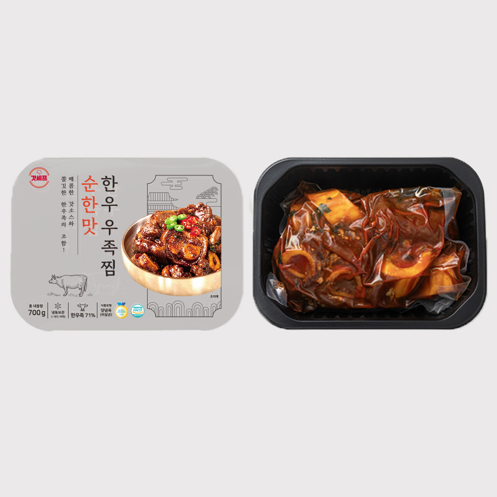 갓셰프 한우 우족찜 매운맛 700g 이미지 6