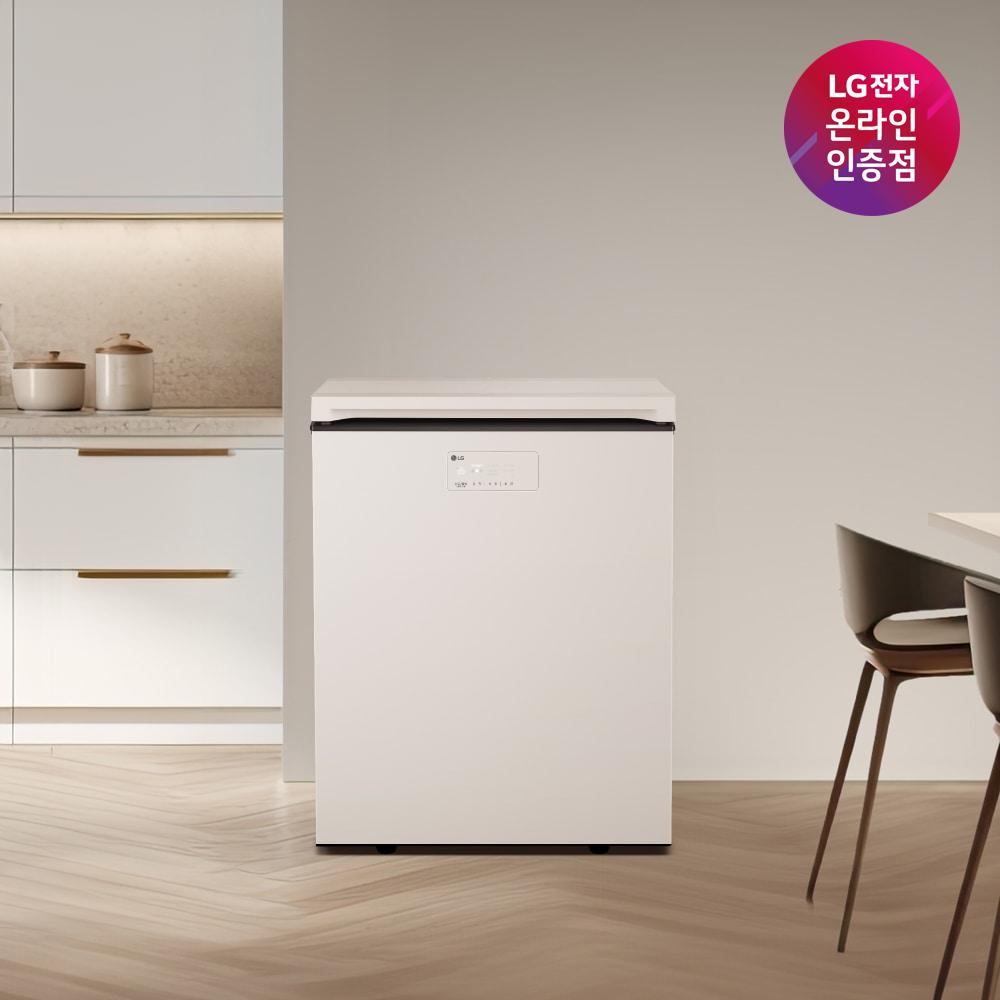 LG 디오스 오브제컬렉션 김치톡톡 뚜껑형 Z132MEE123 1도어 김치냉장고 128L