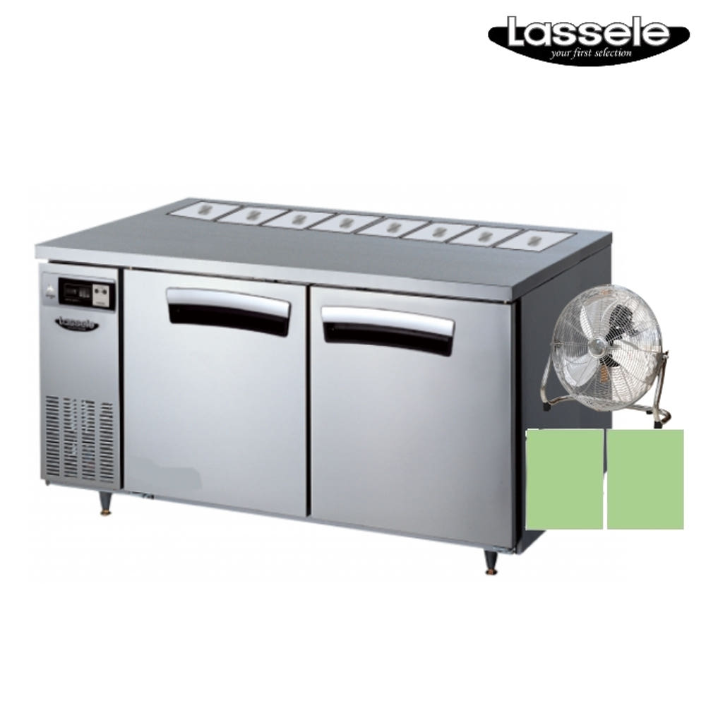 토핑냉장고 1500 밧드냉장테이블 8구 김밥 테이블냉장고 412L : 신일N위시웨이