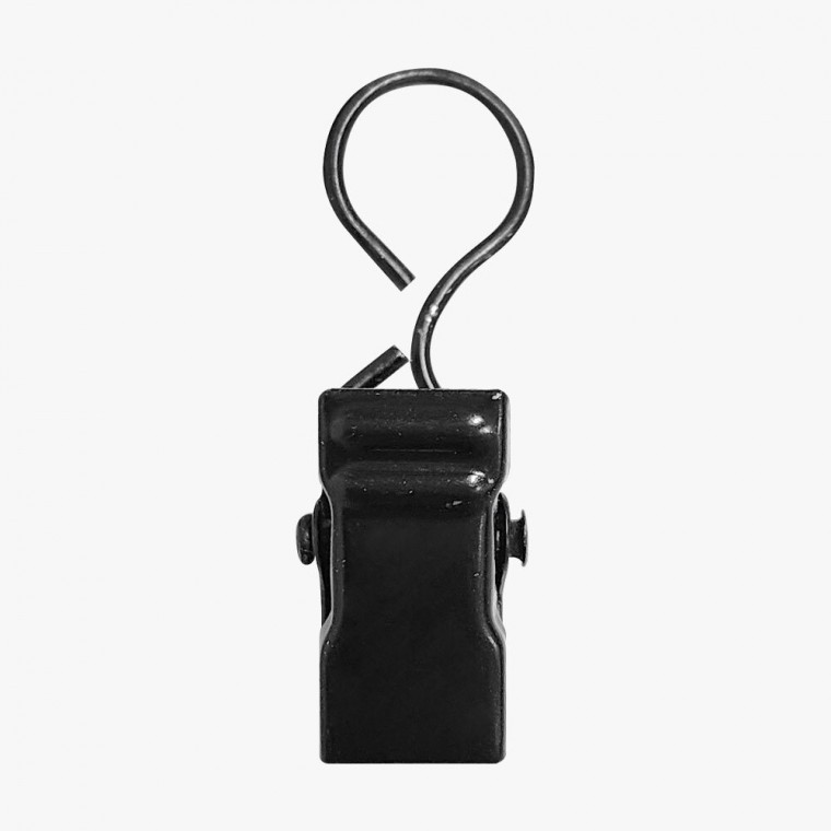 고리 링 집게 블랙 10P고리집게 고리링 집게