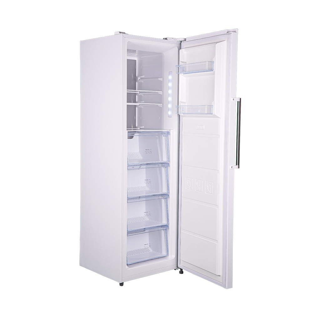 쿠잉 스탠드 냉동고 FR-N280 서랍형 소형 가정용 원룸 음쓰 화이트