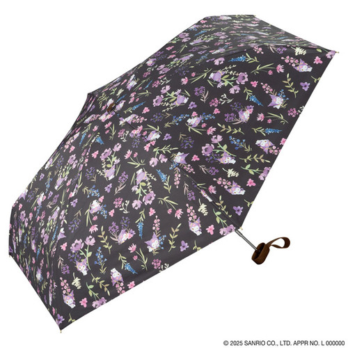 Wpc 산리오 플라워 미니 접이식 미니 양산 쿠로미 폼폼푸린 / UV 자외선차단 일본우산