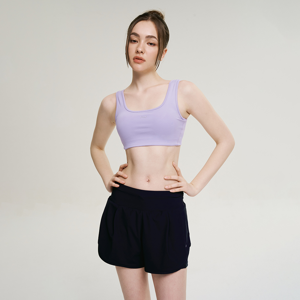 여성 에어쿨링 러닝 반바지 워터 운동복 짐웨어 등산 퍼포먼스 2in1 쇼츠 블랙 - 상세 이미지 3