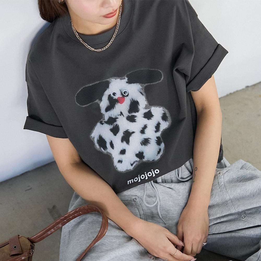 퍼블릭스 X 모조조조 반팔티 도트 아트 프린트 T 셔츠 Limited products 티셔츠 3223220800563 - 상세 이미지 3