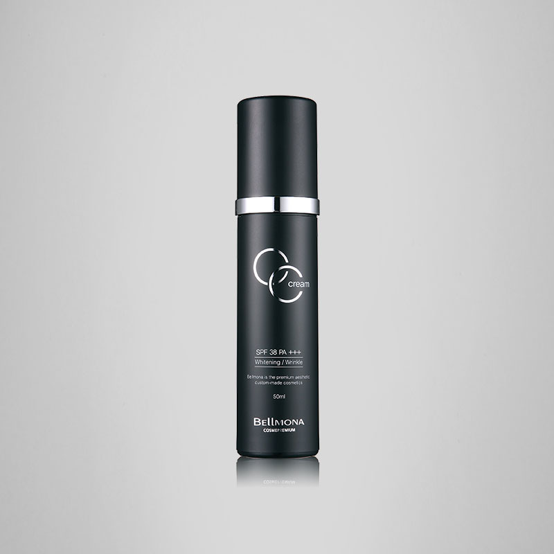 벨모나 씨씨크림 SPF38 50ml 톤업 자외선차단 보습 베이스 에스테틱 전용크림/고급해면+고급마스크 - 상품 이미지