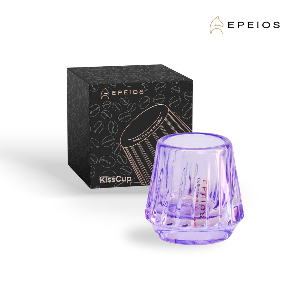 EPEIOS 에페이오스 테이스팅잔 키스컵 에스프레소 샷잔 + 기프트박스 플럼 퍼플 - 상품 이미지